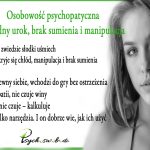Osobowość psychopatyczna – chłodny urok i manipulacja